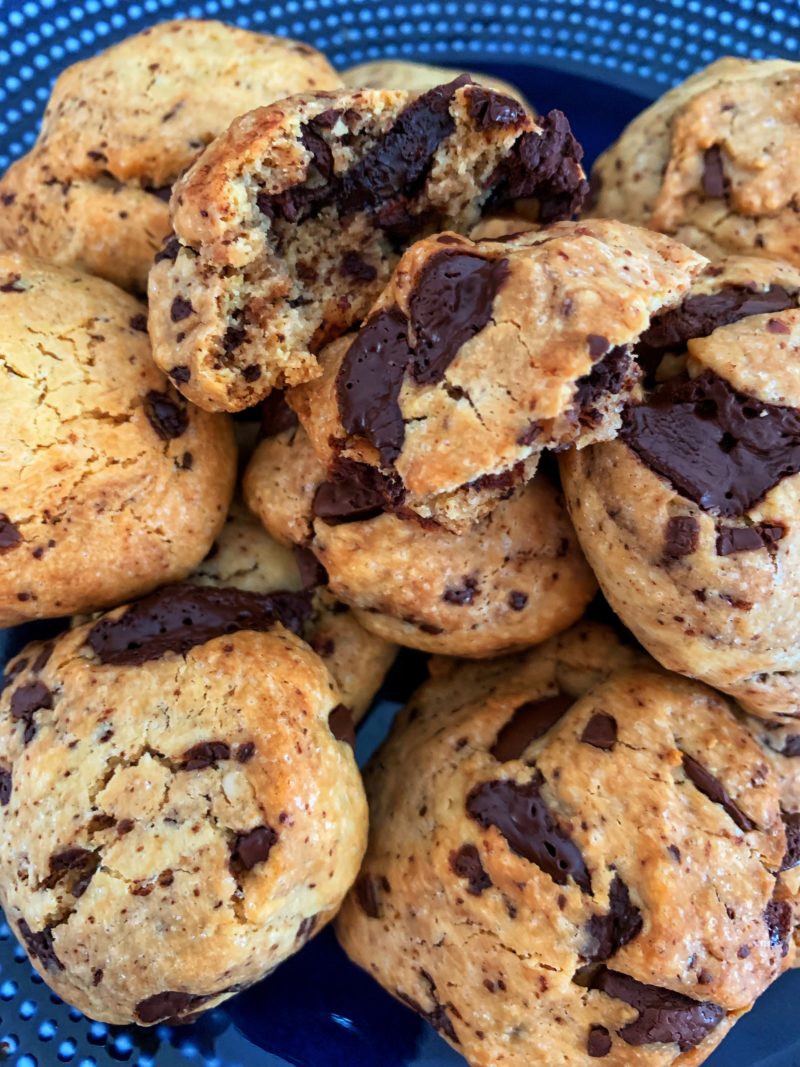 Cookies Au Beurre De Cacahu Te Et P Pites De Chocolat Cooking Out